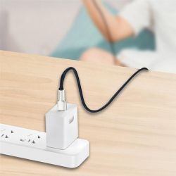 Кабель ColorWay USB-USB Type-C, head metal, 2.4А, 1м, Black (CW-CBUC046-BK) - Картинка 6