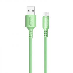  ColorWay USB-USB Type-C, soft silicone, 2.4, 1, Green (CW-CBUC042-GR) -  2