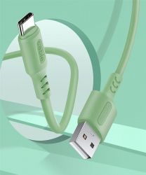  ColorWay USB-USB Type-C, soft silicone, 2.4, 1, Green (CW-CBUC042-GR) -  6