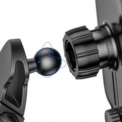 Автомобільний зарядний пристрій бездротовий Baseus 15W чорне (WXHW03-01) - Картинка 5