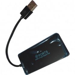 Концентратор USB 2.0 Atcom TD4005 4хUSB2.0 Black (AT10725)