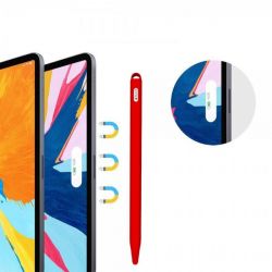 ����� TPU Goojodoq Hybrid Ear ��� ������� Apple Pencil 2 Red ���.��� (4001055094286R) - �������� 2
