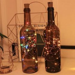 Светодиодная гирлянда ColorWay (CW-GC-20L2BMC) пробка для бутылки на батарейках 20LED, 2м, 5шт/уп, разноцветная - Картинка 10