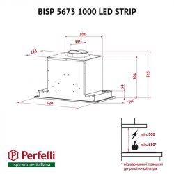  PERFELLI BISP 5673 WH 1000 LED Strip -  10