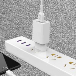   SkyDolphin SC36L (1USB, 2.4A) White (MZP-000116) +  Lightning -  5