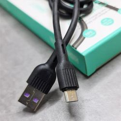 Кабель SkyDolphin S03V USB - microUSB 1м, Black (USB-000421) - Картинка 3