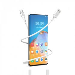 Кабель SkyDolphin S05V TPE Frost Line USB - microUSB 1м, White (USB-000552) - Картинка 2