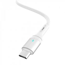  SkyDolphin S06V LED Smart Power USB - microUSB 1, White (USB-000558) -  2