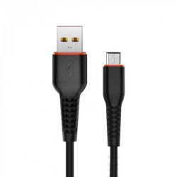  SkyDolphin S54V Soft USB - microUSB 1, Black (USB-000432)