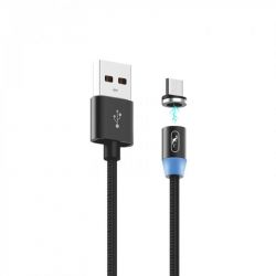  SkyDolphin S59V Magnetic USB - icroUSB 1, Black (USB-000442)