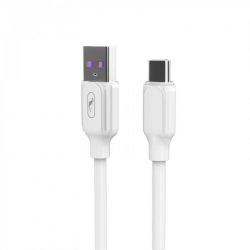  SkyDolphin S56T Super Fast TPE USB - Type C 1, White (USB-000572)