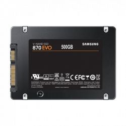   500Gb, Samsung 870 Evo, SATA3, 2.5", MLC (3-bit), 560/530 MB/s (MZ-77E500B) -  3