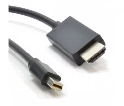  Voltronic YT-mnDP(M)/HDMI(M)-3m/10317 mini DisplayPort - HDMI, 3, Black -  1