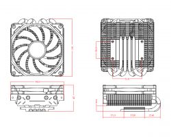    ID-Cooling IS-40X V2 Intel: 1700/1200/1151/1150/1155/1156, AMD: AM4, 94x101x45 , 4-pin -  7