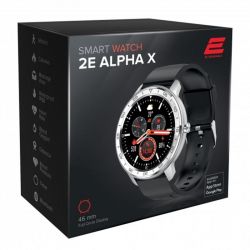 - 2E Alpha X, Silver, 46 , 1.3" (240x240),  , Bluetooth, , ,  , IP68, 280 mAh, Android/iOS, 55  (2E-CWW30SL) -  3