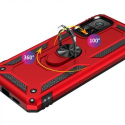 - BeCover Military  Xiaomi Poco M4 Pro 5G Red (707122) -  4