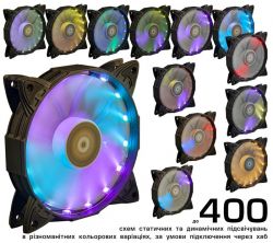 120 , Frime Iris LED Fan 16LED RGB HUB, 1200 10% /,  6pin,  , 12012025  (FLF-HB120RGBHUB16) -  2