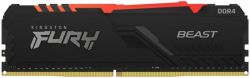   DDR4 8GB/3200 Kingston Fury Beast RGB (KF432C16BB12A/16)