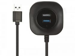  USB 3.0 Remax RU-U8 Fonye 4USB3.0 Black (6954851296096) -  1