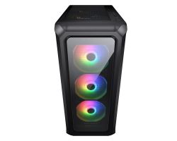  Cougar Archon 2 RGB Black,  , Mid Tower, ATX / Micro ATX / Mini ITX, 1xUSB 2.0, 2xUSB 3.0, 3x120  ARGB Fan,   -  3