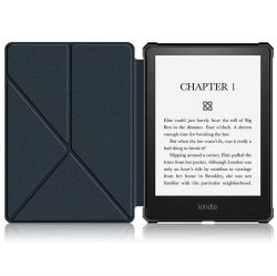 �����-������ BeCover Ultra Slim Origami ��� Amazon Kindle Paperwhite 11th Gen. 2021 Deep Blue (707219) - �������� 2