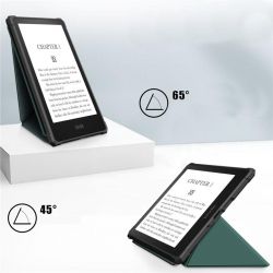- BeCover Ultra Slim Origami  Amazon Kindle Paperwhite 11th Gen. 2021 Dark Green (707220) -  3