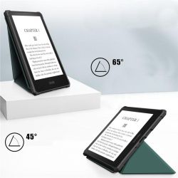 �����-������ BeCover Ultra Slim Origami ��� Amazon Kindle Paperwhite 11th Gen. 2021 Dark Green (707220) - �������� 3