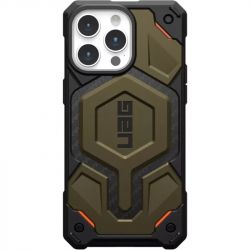 e- Urban Armor Gear Monarch Pro Magsafe  Apple iPhone 15 Pro Max Carbon Elemental Green (11422211427B)
