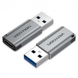  Vention USB 3.0 AM - USB Type-C AF Gray (CDPH0) -  2