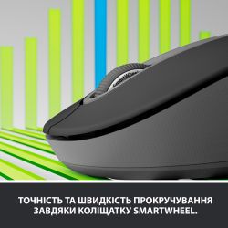 Мишка бездротова Logitech Signature M650 L LEFT Graphite (910-006239) - Картинка 2