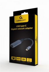  Cablexpert (A-USB3C-LAN-01) USB Type-C-RJ-45, 0.15, Black -  2