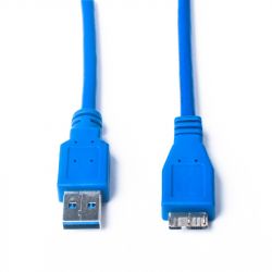 Кабель ProLogix (PR-USB-P-12-30-3m) USB 3.0 AM/MicroBM, синий, 3м_бн - Картинка 2