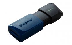 ����-���������� USB3.2 64GB Kingston DataTraveler Exodia M Black/Blue (DTXM/64GB) - �������� 2