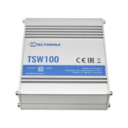  Teltonika TSW100 (TSW100000000) (industrial, unmanaged, 4xGE PoE,1xGE, IP30, ALU Case, 4 pin DC, max PoE 120W) -  3