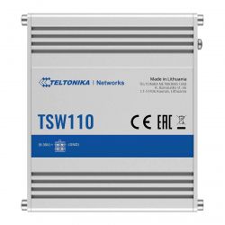  Teltonika TSW110 (TSW110000000) (industrial, unmanaged L2, 4xGE, 1xGE PoE in, IP30, ALU Case, 4 pin DC ) -  3