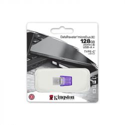 USB   Kingston 128GB DataTraveler microDuo 3C USB 3.2/Type C (DTDUO3CG3/128GB) -  3