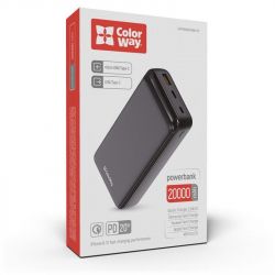 ColorWay Slim 20000mAh Black (CW-PB200LPG3BK-PD) -  10