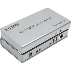 ���������� HDMI ������� PowerPlant HDMI 4K/30hz, �� 120�, ����� CAT5E/6 (HDES120-KVM) (CA912933)