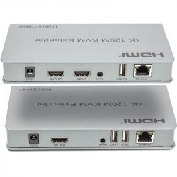 ���������� HDMI ������� PowerPlant HDMI 4K/30hz, �� 120�, ����� CAT5E/6 (HDES120-KVM) (CA912933) - �������� 2
