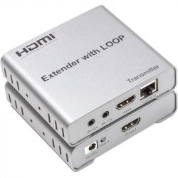 ���������� HDMI ������� PowerPlant HDMI 4K/30hz, �� 100�, ����� CAT5E/6, loop-out (HDES12-LOOP) (CA912964)