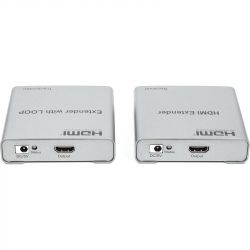 Подовжувач HDMI сигналу PowerPlant HDMI 4K/30hz, до 100м, через CAT5E/6, loop-out (HDES12-LOOP) (CA912964) - Картинка 3