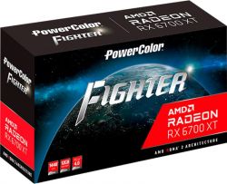 AMD Radeon RX 6700 XT 12GB GDDR6 Fighter PowerColor (AXRX 6700XT 12GBD6-3DH) -  6