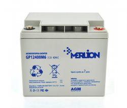      Merlion 12V 40AH (GP12400M6/06016) AGM -  1