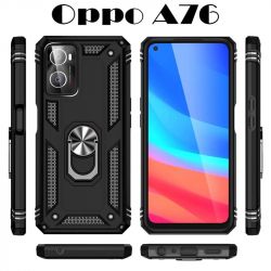 e- BeCover Military  Oppo A76 Black (707405)