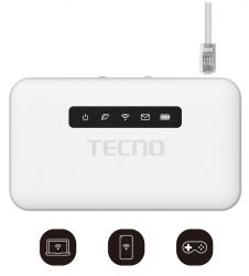 TECNO   TR118 4G-LTE, 1x3FF SIM, 1xFE LAN, 1xmicro-USB, 2600mAh bat. 4895180763953 -  3