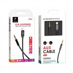 �����-������ SkyDolphin SR26 Braided Wire Lightning-3.5 ��, 1 �, Black (AUX-000069) - �������� 2