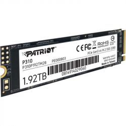 SSD  Patriot P310 1.92TB M.2 2280 PCIe NVMe 4.0 x4 TLC (P310P192TM28) -  2