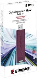 Флеш-накопитель USB3.2 512GB Kingston DataTraveler Max Red (DTMAXA/512GB) - Картинка 3