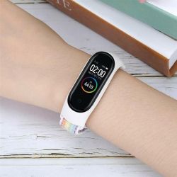 Ремешок BeCover Nylon Style для Xiaomi Mi Smart Band 7 Rainbow (707668) - Картинка 3