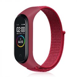  BeCover Nylon Style  Xiaomi Mi Smart Band 7 Red (707670)